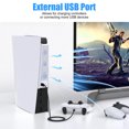 thumbnail image 4 of TSV Cooling Fan Fit for PS5, External USB Cooler Fit for Sony PlayStation 5 with 3 Fans, Temperature Control Cooling Fan Fit for PS5 DE/UHD Gaming Console, 4 of 8