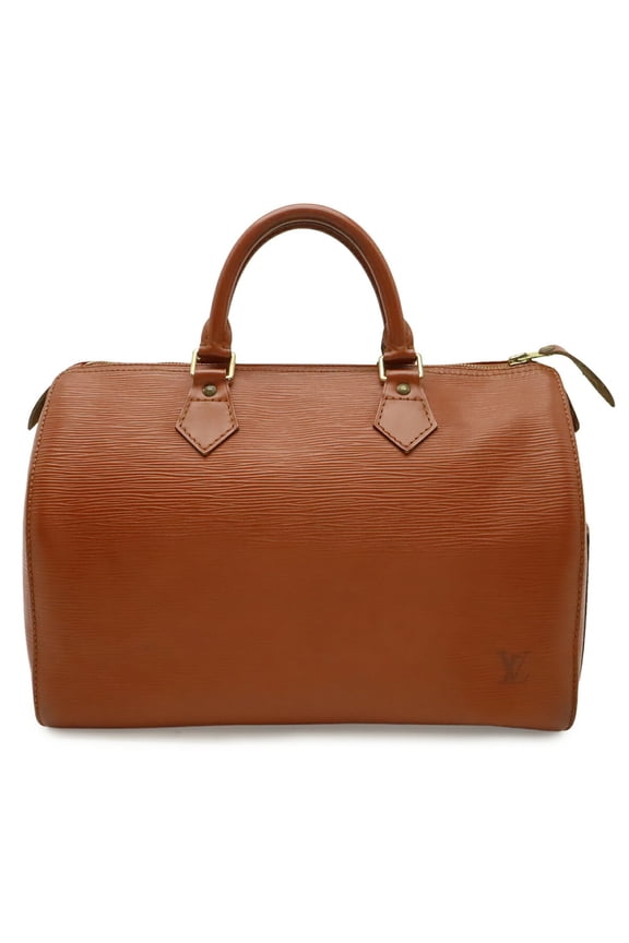 Pre-Owned LOUIS VUITTON Epi Speedy 30 Handbag, Leather, Kenya Brown, M43003