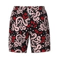 thumbnail image 4 of Lsque Mens Swim Trunks Snake And Rose Pattern - Bathing Suit Compression Liner - Beach Swim Shorts Swimwear - (S-3XL) - Stretch Quick Dry -X-Large, 4 of 9