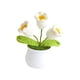 thumbnail image 4 of Flor de ganchillo, miniplantas artificiales en maceta, maceta de flores tejida a mano Estilo D, 4 of 9