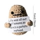 thumbnail image 4 of Papa Ganchillo Con Tarjeta Positiva Regalo Ánimo para Amigos (color L), 4 of 8