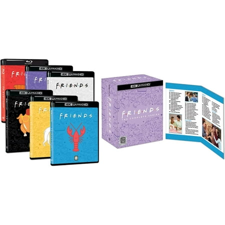Friends: Complete series [4K Ultra HD] [2024] [Region Free] 25 Disc Set