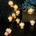 thumbnail image 6 of Sezrgiu Animal Marie Cat String Light Battery Operated LED Lamp Indoor Kids Room Bedroom Cat Decor Night Light, 6 of 10