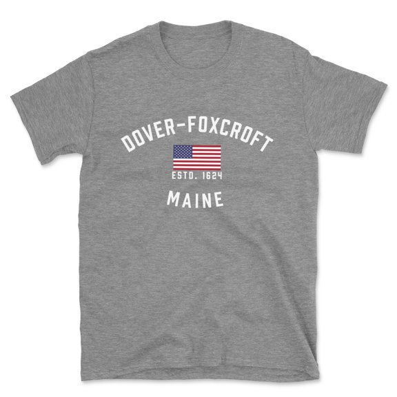 Dover-foxcroft Maine Patriot Men's Cotton T-Shirt