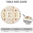 thumbnail image 6 of Pioneer Flower Floral Print Pattern Round Fitted Tablecloth with Elastic Edge,Dining Table Cover Waterproof,Outdoor Round Tablecloth for Camping,Dining,Indoor and Outdoor, 6 of 7