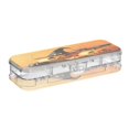 thumbnail image 2 of Plastic Pencil Box Large Capacity Pencil Boxes Clear Boxes with Snap-Tight Lid Stylish Office Supplies Storage Organizer Box Cute Halloween Pumpkins, 2 of 7