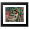 thumbnail image 2 of Georges d'Espagnat 14x12 Black Modern Framed Museum Art Print Titled - Reading, 2 of 5