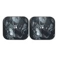 thumbnail image 3 of Uemuo Forest Black Ghost Warrior Printed 2 PCS Car Windshield Sun Shade, Auto Sun Heat and UV Rays Blocker, Foldable Automotive Front Window Sunshade Protector, 3 of 7