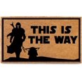 thumbnail image 1 of is The Way Door Mat 30x17 Inch, Starwars Door Mat, Starwars Welcome Mat,, 1 of 8