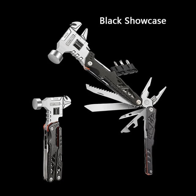 18 In 1 Multitool Stainless Multitool Pliers With Replaceable Alloy Wire Cutters Nylon Apply To Camping & Hunting,1X Wrench Pliers Clearance
