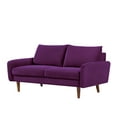 thumbnail image 5 of Uspridefurniture Maryellen 58''W Velvet Loveseat, Purple, 5 of 5