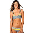 thumbnail image 3 of Raisins Women's Barbados Bound Angel Ruffle Bralette Bikini Top (Multi Print, Small), 3 of 3