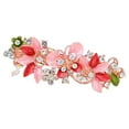 thumbnail image 1 of facefd Rhinestones Hair Clip Slides Clips Flower Special Design Charming Hairpins Household Birthday Gift Styling Accessory Rose red, 1 of 9