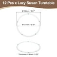 thumbnail image 2 of 12Pack 6 Inch Rotating Swivel Stand with Steel Ball Bearings, White, 5 Balls, 2 of 6