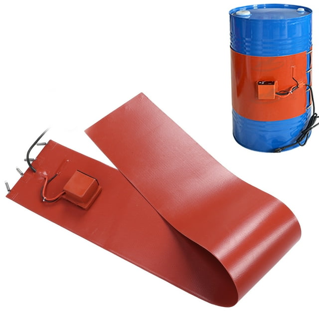 Oil Drum Heater, Thermostatic Barrel Heat Pad with Digital Temperature Regulator for Tanks, Pipes, Instruments, Drums