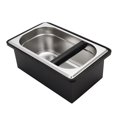 thumbnail image 1 of Caja Expresso Knock Box DIBTSA de acero inoxidable con soporte de 10 litros, 1 of 7