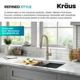 thumbnail image 4 of KRAUS Oletto Modern Industrial Pull-Down Single Handle Kitchen Faucet in Brushed Gold, 4 of 16