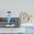 thumbnail image 2 of Muñeca Geisha Japonesa,Muñeca geisha con kimono japonés,adorno tradicional,Estatuilla de resina artesanal,decoración étnica folclórica,Figura de elefante,Escultura rústica de elefante, 2 of 8