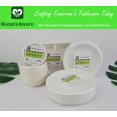 thumbnail image 3 of shiyou-Premium Assiettes en Papier Rondes Blanches 6 Pouces [Lot de 50] - 100 % Compostables et Écologiques Jetables, Usage Intensif, Sans PFAS, en Bagasse de Canne à Sucre (Assiettes Rondes 6 Pouces), 3 of 4
