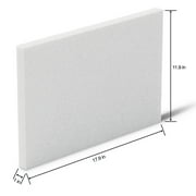FloraCraft CraftFōM Crafting Foam Block 1 x 11.9 x 17.9 White