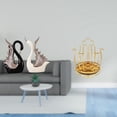 thumbnail image 2 of Elegantes figuras de cisne de cerámica y soporte giratorio para tazas, ideal como adorno de escritorio, estante de aniversario, chimenea, armario o de, 2 of 8