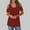 Red3, variant on Babysbule Women's V-Neck Off Shoulder Blouse Short Sleeve Casual Fashion Top Lightweight Comfortable Daily Wear