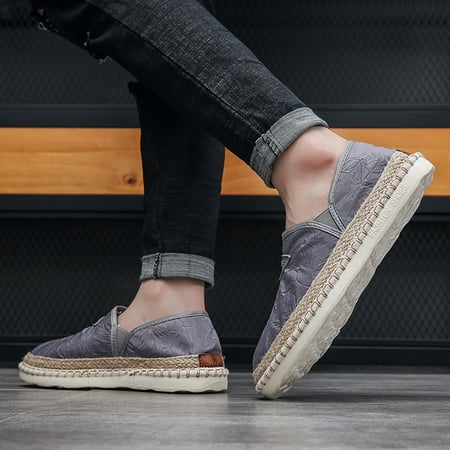 

NEGJ Men Sneakers Low Top Breathable Casual Sneakers Walking Shoes Canvas