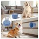thumbnail image 4 of Tazones Lentos para Perros Unique Bargains, Tazón de Lamido de Silicona con Cepillo y Raspador, Base Antideslizante, Comedero Lento para Aliviar la Ansiedad y Salud Oral, Azul Marino, 4 of 7