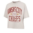 thumbnail image 2 of Women's '47 Natural Kansas City Chiefs Cropped Windthrow Ravine T-Shirt, 2 of 3