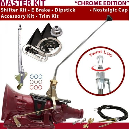 American Shifter 518 Shifter Kit 23 in. E Brake Cable Trim Kit Dipstick for D024A