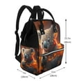 thumbnail image 2 of Fotbe Cute Maple Leaf Koala Mochila Maternidad - Lona de Sarga Impermeable, Mochila de Pañales de Gran Capacidad con Múltiples Bolsillos y Correas Ajustables, 2 of 6