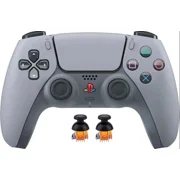 Restored Sony PS5 DualSense Wireless Controller 30th Anniversary TMR Upgrade Gray