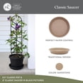 thumbnail image 6 of The HC Companies Classic 17.5 Inch Round Plant Pot Saucer Drip Tray, Sandstone, 6 of 6