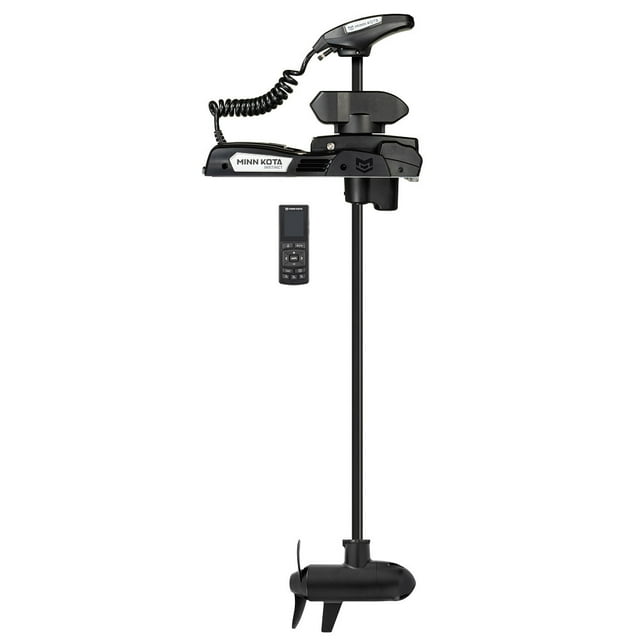 Minn Kota Trolling Motor 1358580 Riptide Instinct QUEST Series; Freshwater/Saltwater; Electric Steer; Variable Speed Forward and Reverse; 60 Inch Shaft Length; Bow-Mount; 24/36 Volts; 60 Amp; Black