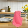 thumbnail image 4 of Homoyoyo Pink Microfiber Dish Cloths for Home Use Durable Absorbent Reusable, 4 of 7