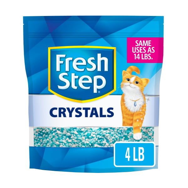 Fresh Step Crystals, Premium Cat Litter, Scented, 4 Pounds Walmart
