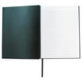 thumbnail image 2 of Universal Casebound Hardcover Notebook 10 1/4 x 7 5/8 Dark Blue Linen 66352, 2 of 3