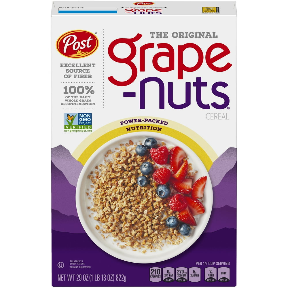 Post GrapeNuts® Cereal, Original GrapeNuts Breakfast Cereal, Low Fat