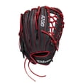 thumbnail image 2 of Guante de béisbol Wilson A700 12 Outfield Negro/Rojo 2022, 2 of 5