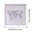 thumbnail image 3 of Peggybyg Map Design Shadow Box Frame with Slot on Top Ticket Shadow Box for Tickets, 3 of 8