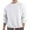 White, variant on USNSM Men's Raglan Sleeve T-Shirt Casual Cotton Geometric Textured Loose Base Shirt Round Neck Long Sleeve Pullover Tops White M