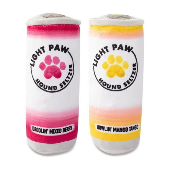 PetShop by Fringe Studio Light Paws Cans To Go Dog Toy Set 2pc