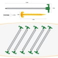thumbnail image 3 of Estacas para Tienda AVOFOREST Resistentes para Camping 14 piezas 25 cm Verde, 3 of 7