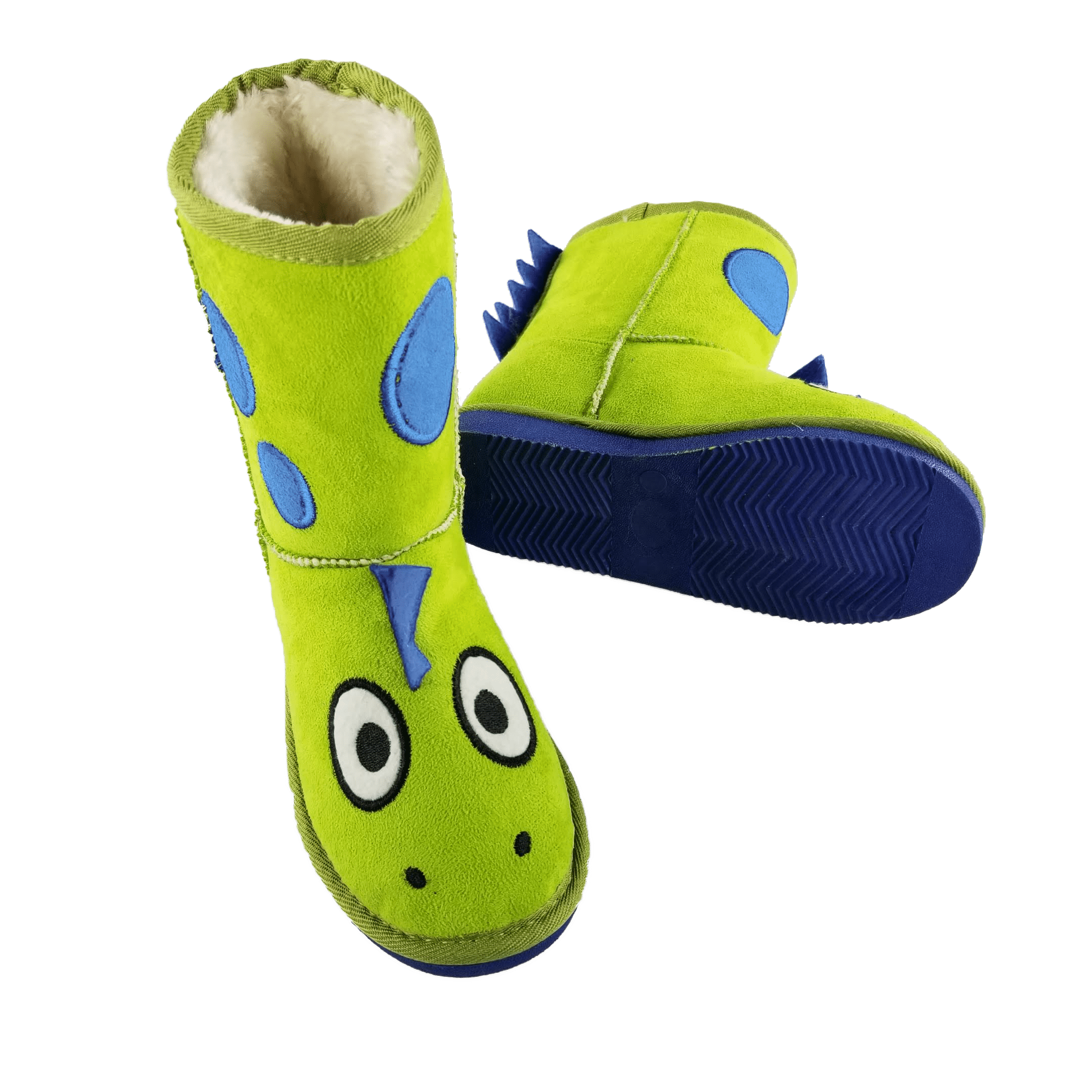 LazyOne Animal Slipper Boots for Kids, Cozy Children's Slippers (Dino,  X-SMALL) 