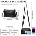 thumbnail image 2 of GAEKEAO Women’s Small Crossbody Bag Vegan Leather Shoulder Purse Adjustable Strap Compact Travel Handbag for Daily Use, 2 of 7