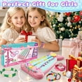 thumbnail image 3 of Bracelet Making Kit for Kids, Arts and Crafts for Kids Ages 8-12, Friendship Bracelet String Maker Set Toys, Jewelry Making Kit＆DIY Travel Activity Toys Set, Christmas Birthday Gifts for Teen Girls, 3 of 11