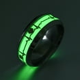 thumbnail image 2 of Europe and America Titanium Steel Luminous Magic Ring Ring Fluorescent Ring, 2 of 9