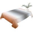 thumbnail image 2 of Orange Grey Table Cloth Waterproof Tablecloths, Gray Farmhouse Modern Rustic Tablecloth Dining Table Cover for Kitchen Party Tabletop Outdoor, Rectangle Tablecloth 60x84 Inch, 2 of 9