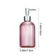 thumbnail image 3 of Dispensador de Líquido Recargable, Botella de Vidrio con Bomba, Contenedor de Jabón Líquido con Boquilla de Presión, 19x7.6cm, para Baño, Cocina, Jabón de Manos, Lociones y Artículos de Tocador, 3 of 6