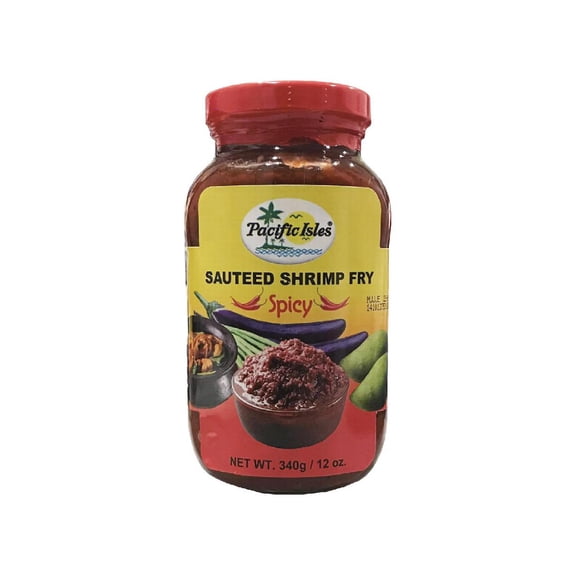 Lingayen/Pacific Isles Shrimp Fry Sauteed (Bagoong Alamang) SPICY 12oz (re-labelled)